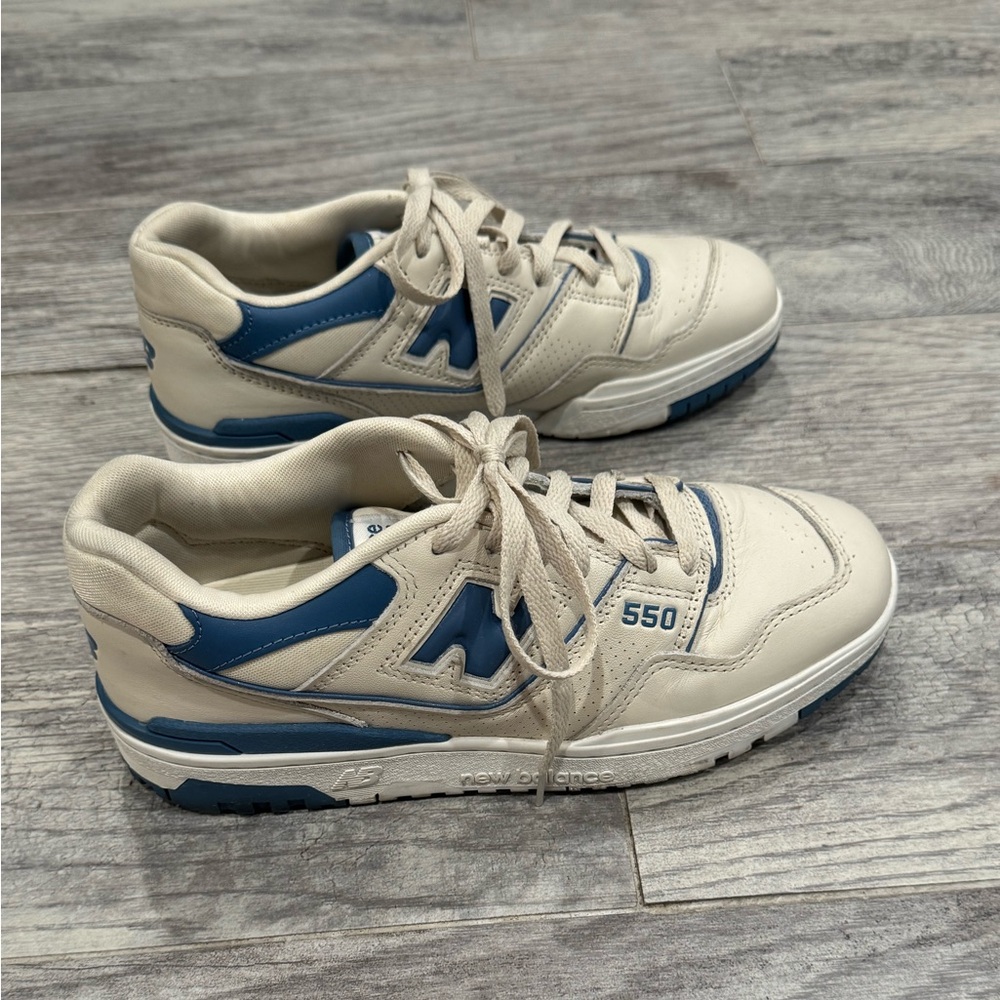 New Balance 550 heron blue sneakers - Picture 3 of 10